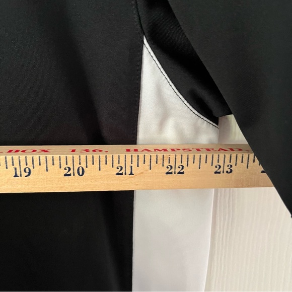 Greg Norman Play Dry Performance Golf Polo Shirt Black White Size Large - Picture 6 of 11
